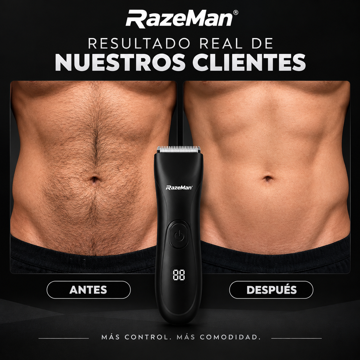 Afeitado Íntimo con Más Control en Solo 2 Minutos